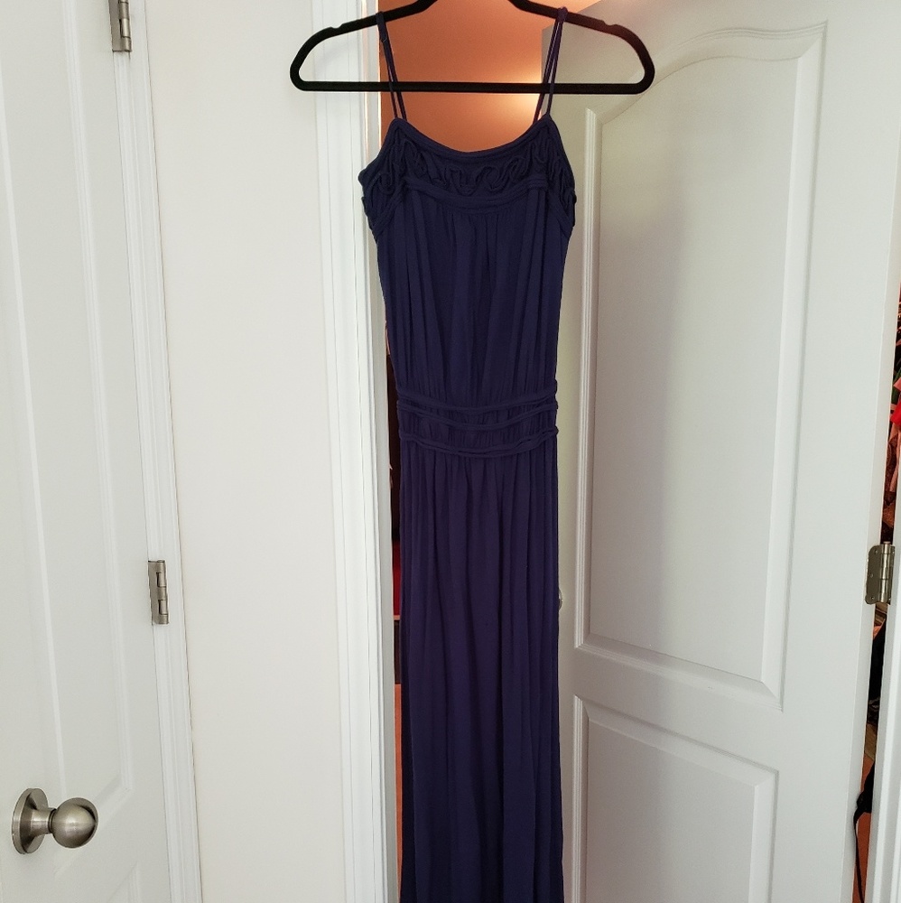 Navy Blue Maxi Dress